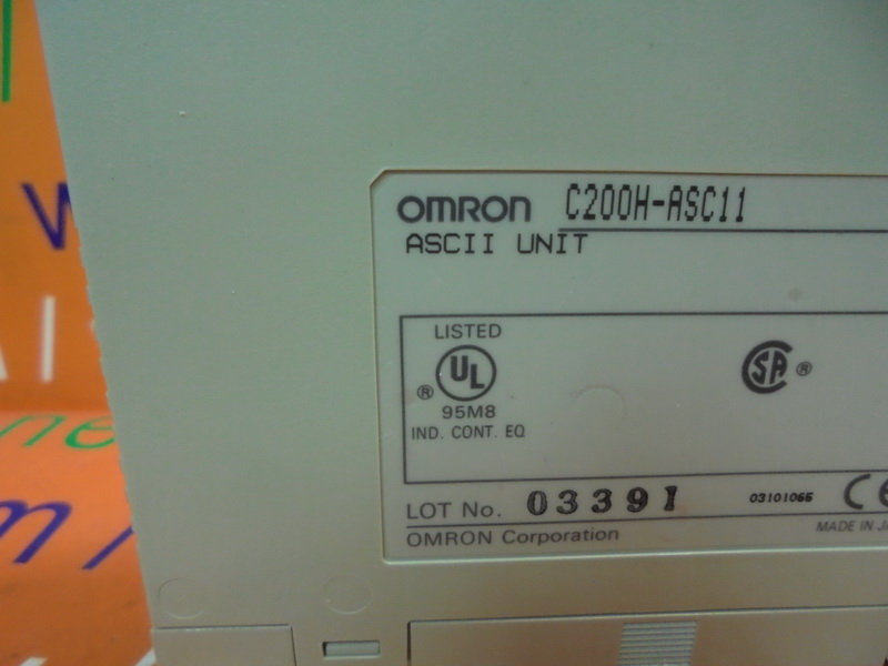 OMRON ASCII UNIT C200H-ASC11 - PLC DCS SERVO Control MOTOR POWER